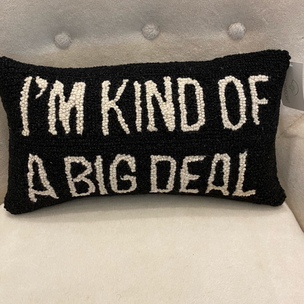 Textured Statement Accent Pillow SM Rectangular